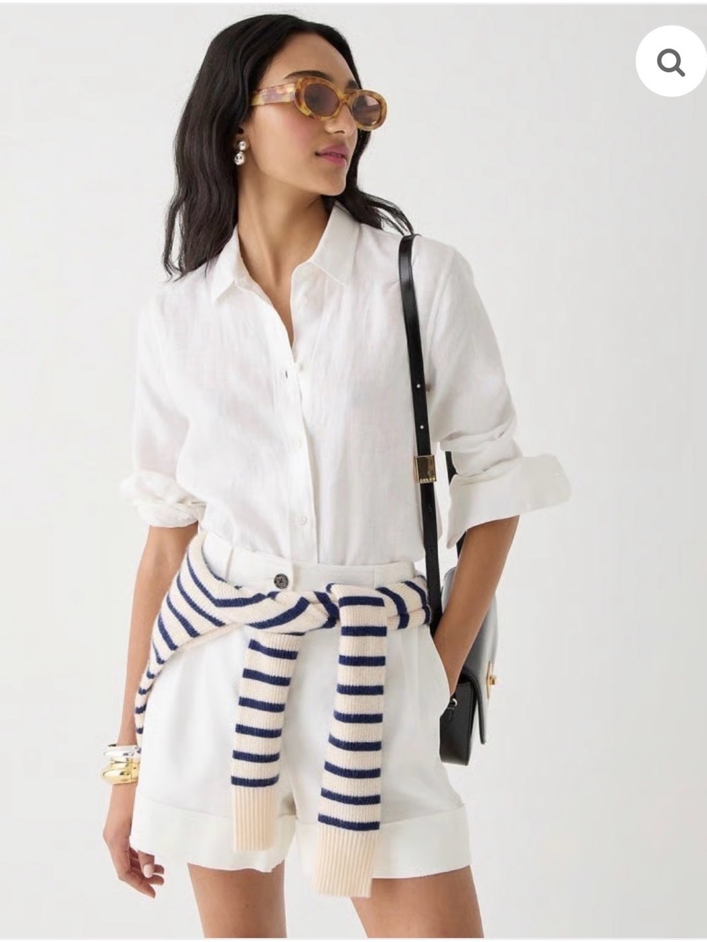 J. Crew Button-Down Linen Shirt